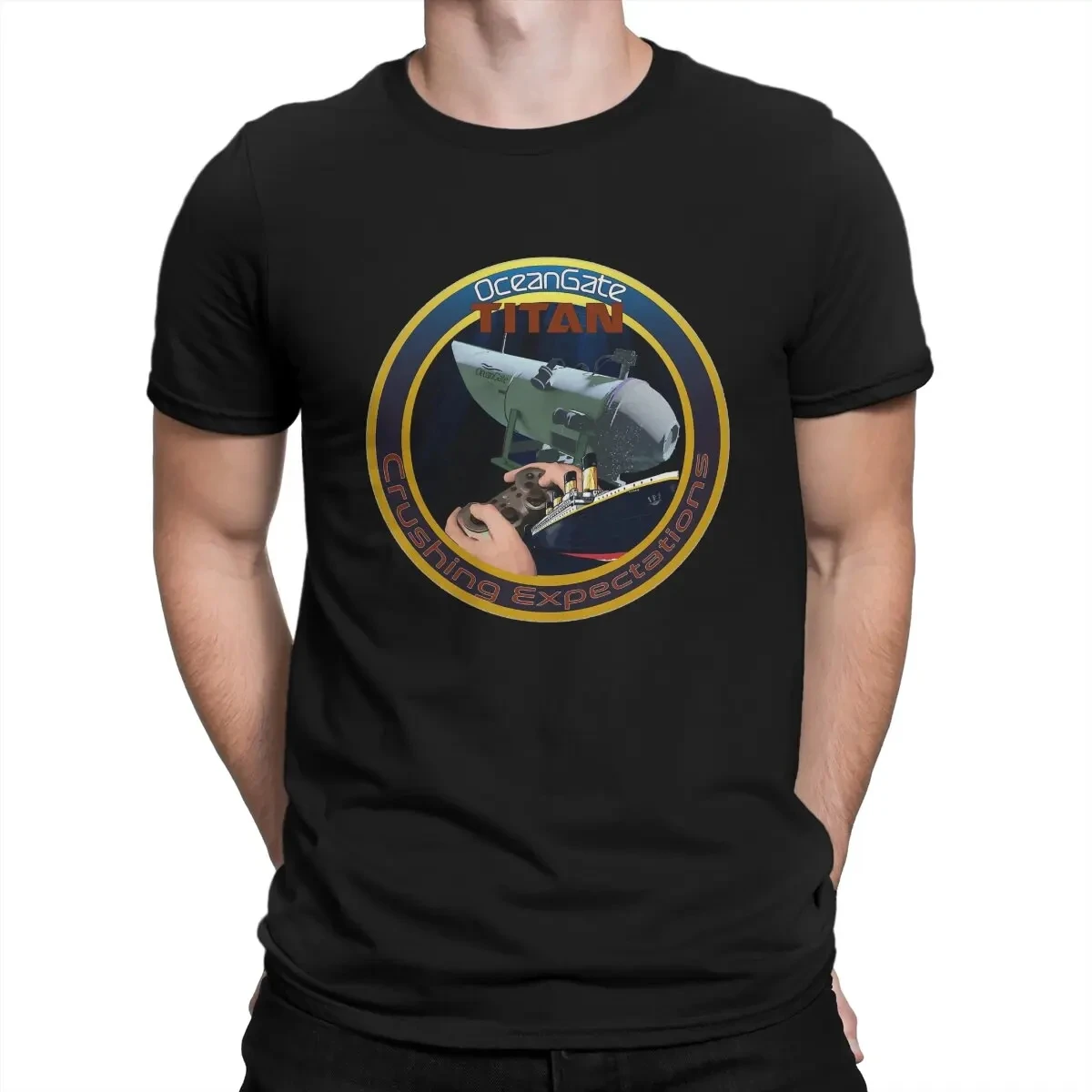

Ocean Gate Risk Management Text Print pattern Adventurous fashion street wear fashion casual men women universal T-shirt