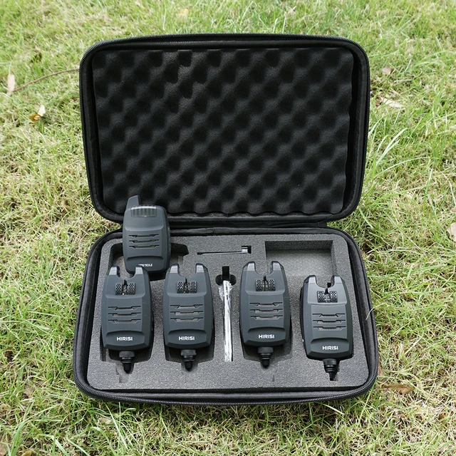 Hirisi Allarme Morso Per Pesca Alla Carpa Con Telecomando - Luce Notturna, Sensibilità Regolabile - Foto 3