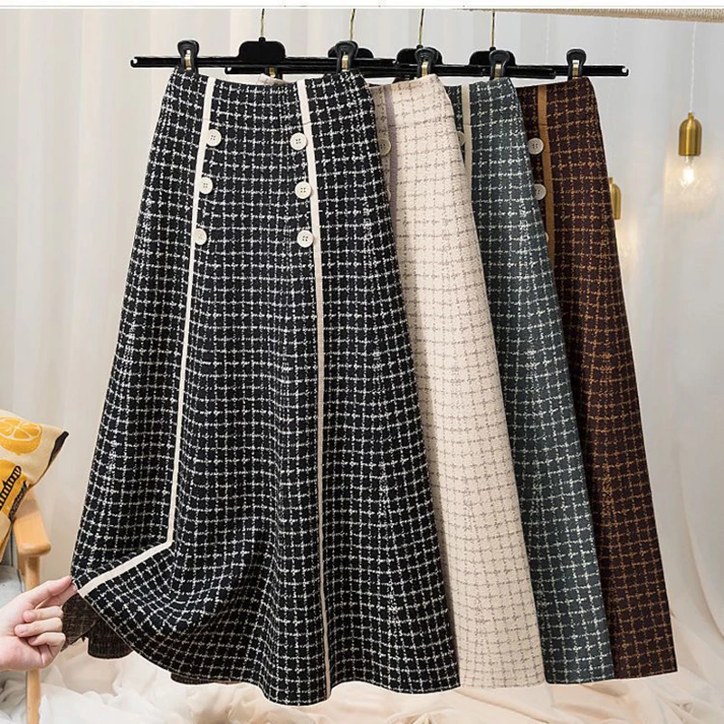 Jupe Balançoire Femme Per Una – Lin Rayé Multicolore – Taille 8 (midi)