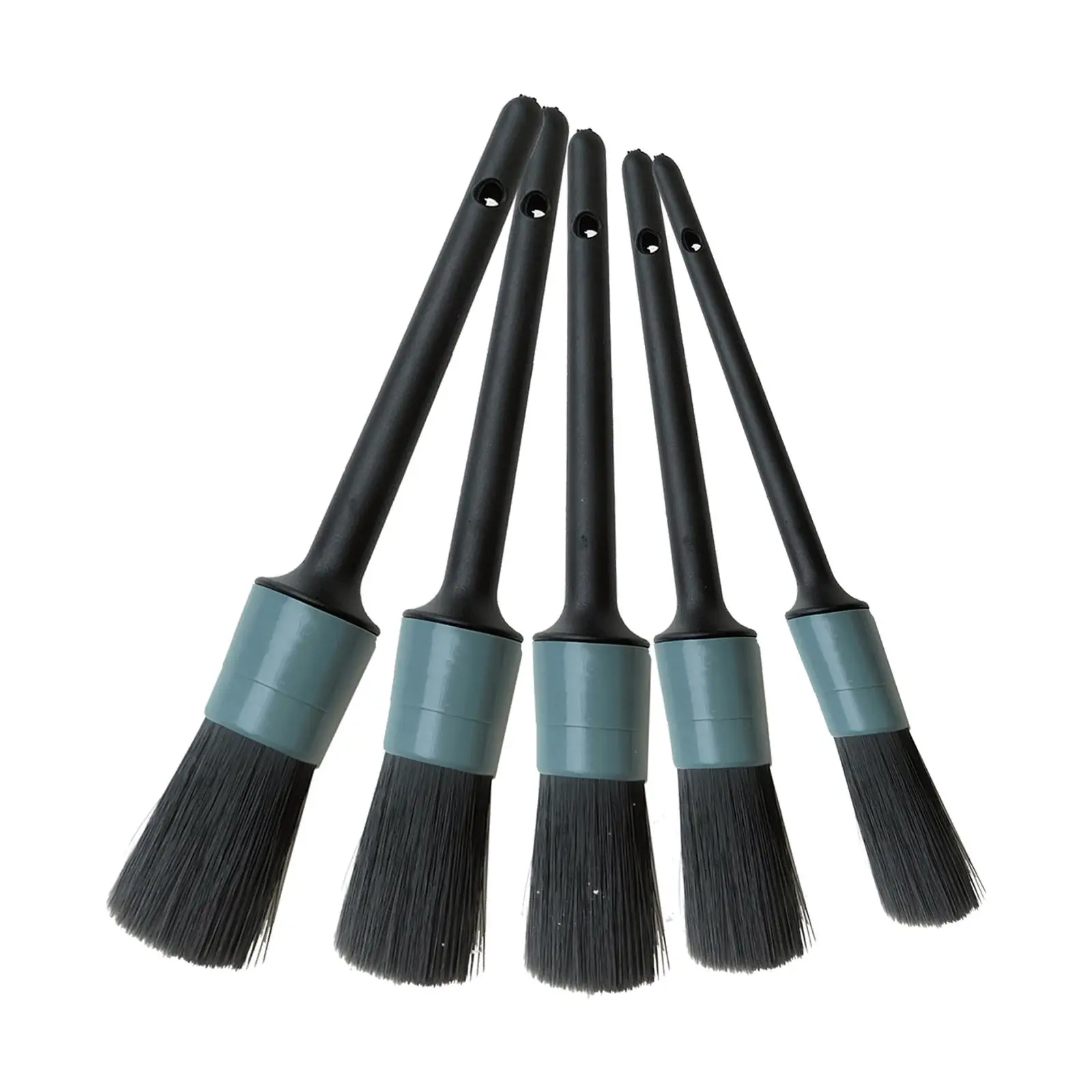 5Pcs Car Cleaning Brush Kit Soft Bristle Detail Brushes For Car Motorcycle  Detailing Brush Set Wheel Rims Cleaning Brush Tools