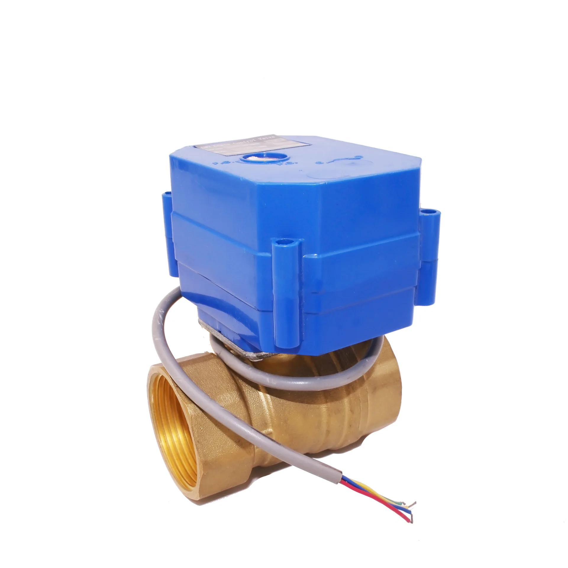 

CWX Valve 1 Inch 2 High Torque Electric Copper Ball Valve CR02 Three Wire Two Control Water Control Valve