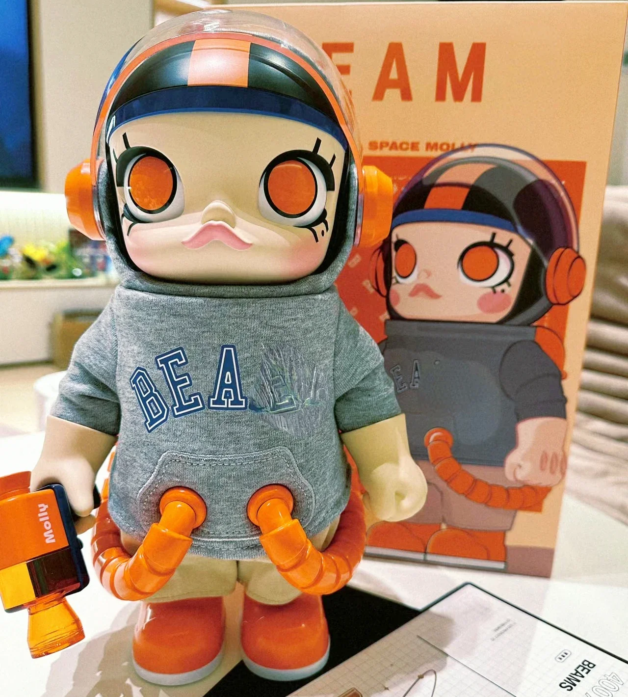 Orange and Grey Molly MEGA COLLECTION 400% SPACE MOLLY Put