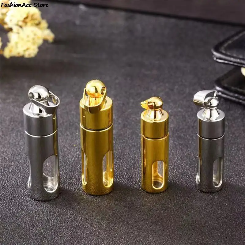 Commemorative ashes pendant necklace Openable titanium Vial Necklace Women Pendant Memorial Ash Bottle Cremation Pet Urn Jewelry