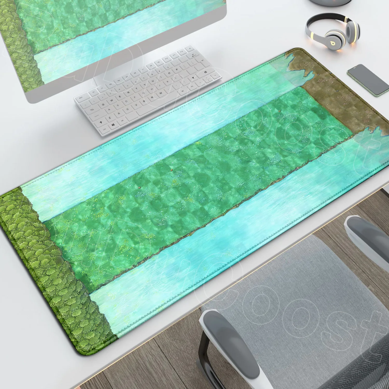 Enhanced Gaming Mouse Pad - Plants vs. Zombies HD Design, Non-slip, Thickened Rubber
