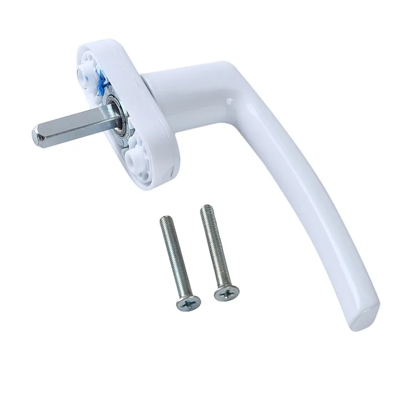 Description Picture 2 of itemAluminum Alloy Window Handles Universal Door Handle Key Locking For Double Glazing White Door （Only handle Turning）With Screws