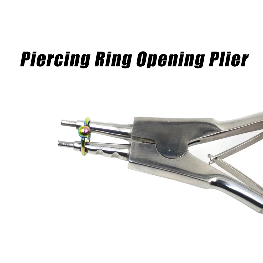 Ring Opening Pliers, Surgical Steel Body Piercing Kits Ear Nose