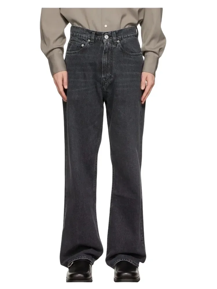 

Jeans Casual Slim-Fit Washed Grey Men Stretch Denim Stylish Flexible Fit Classic Design Quality Material Streetwear Legacy