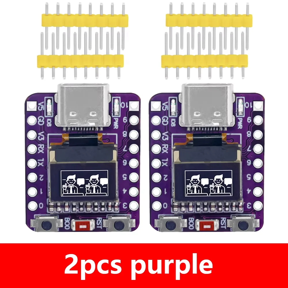 MINI ESP32-C3 Development Board 2.4G Wifi 4 BT Module with 0.42 Inch OLED Display 4MB Flash Ceramic Antenna USB Type-C ESP32 C3 image 12
