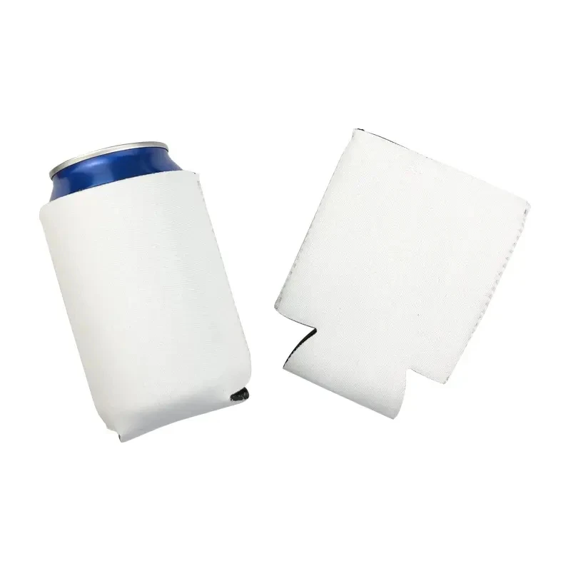 Sublimation Printing Blank For Thermos Cup Sleeve Neoprene White Hot Transfer Beer With Bottom Cup Sleeve