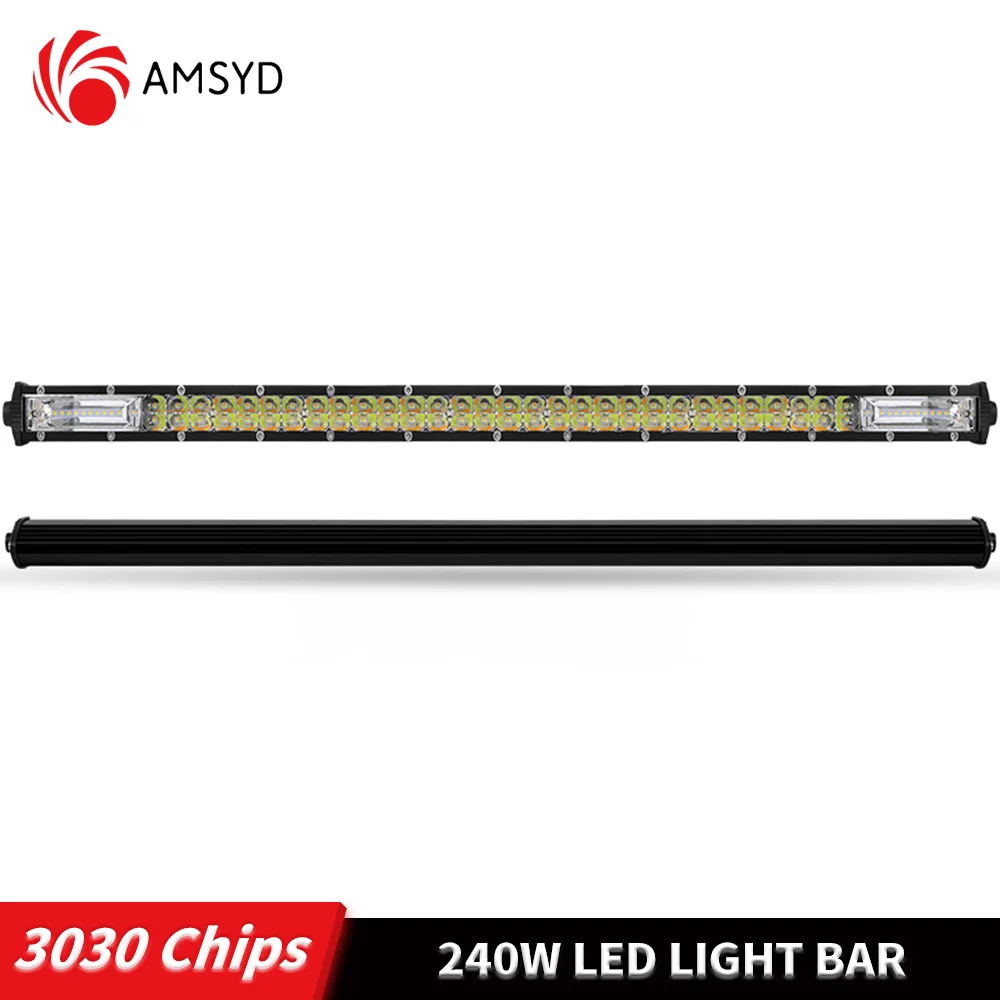 

240 Вт 3030 чип Φ Bar DC 9-50V Off Road светодиодный Bar Spot светильник 5 режимов работа для Hummer Car SUV автомобильный аксессуар