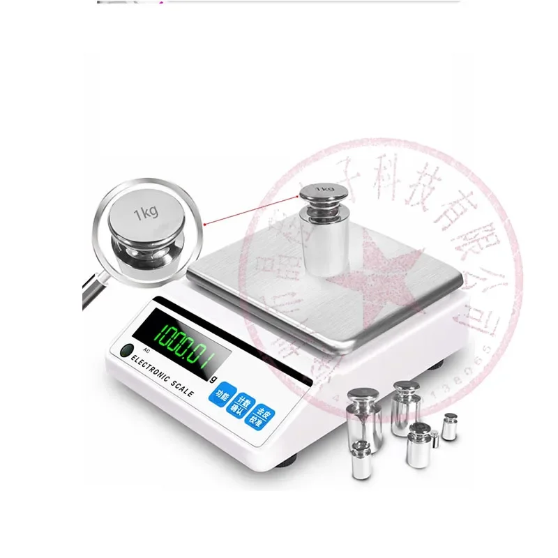 1kg 2kg 5kg M1 F2 F1 Stainless Steel Standard Calibration Electronic Scale Balance Method