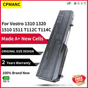 Аккумулятор CPMANC для ноутбука dell Vostro 1510 1520 2510 1310 1320 451-10586 451-10655 K738H N950C T114C U661H, 6 ячеек