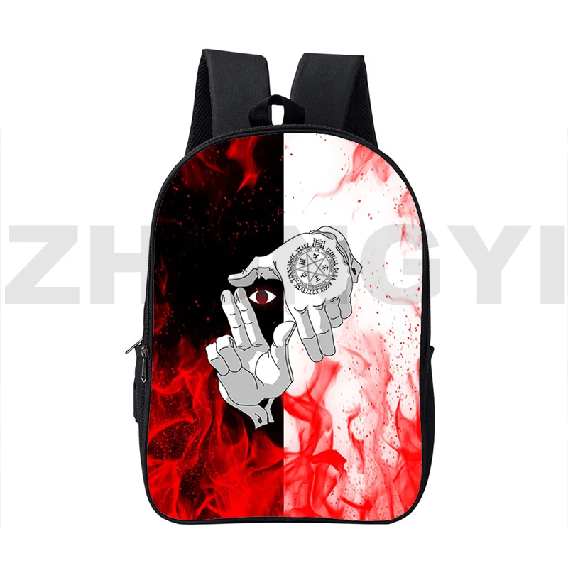 

HOT Teenager College 3D Hellsing School Backpack Large Capacity Canvas Manga Alucard Eyes Travel Bag 16 Inch Business Rucksack