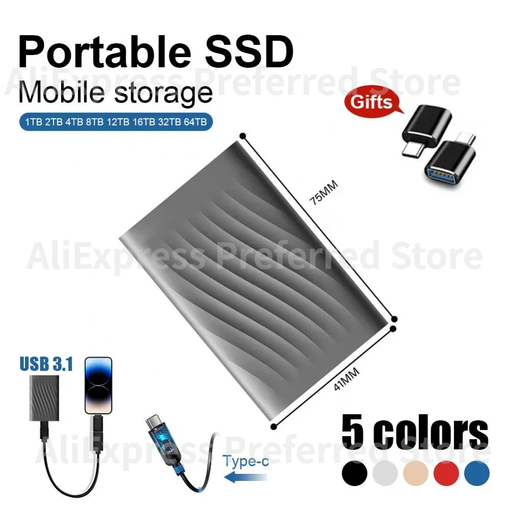 ޴  ϵ ̺,  SSD  ϵ ũ, USB 3.0 ̽, Ʈ, ũž, Mac ָ Ʈ ũ, 16TB, 8TB