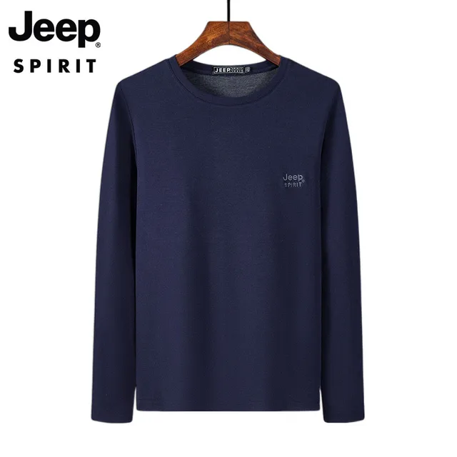 편안함과 다목적성이 돋보이는 Jeep Spirit 남성용 다용도 긴팔 티셔츠