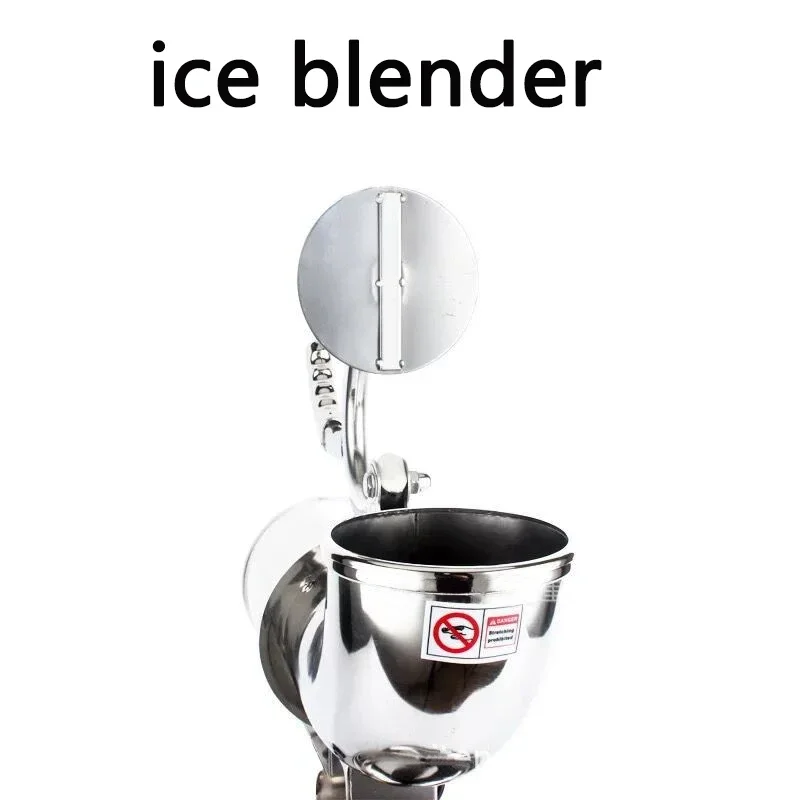 180KG/H All stainless steel Electric Ice Crusher Smoothie Shaver Slush Ice Block Breaking grinder Machine 1400r/min