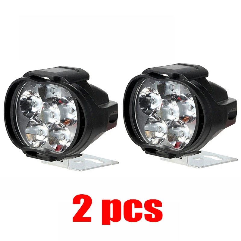 ตัวเลือกสินค้า ไฟหน้า LED สว่างสูง 2 ดวง สำหรับมอเตอร์ไซค์ 12V