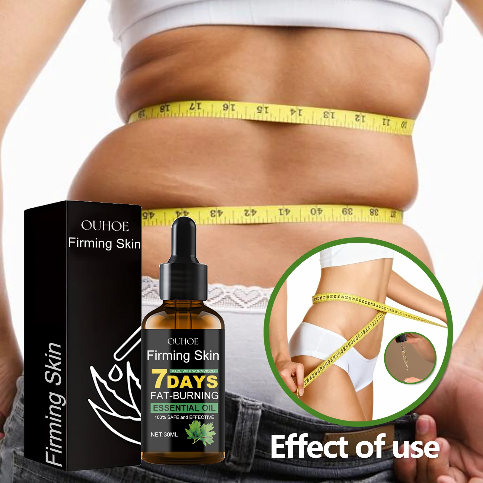 Fast Slimming Massage Oil Fat Burning Belly Thigh Lose Weight Slim Down Natural Plant Beauty Health Extracted Essential Oils