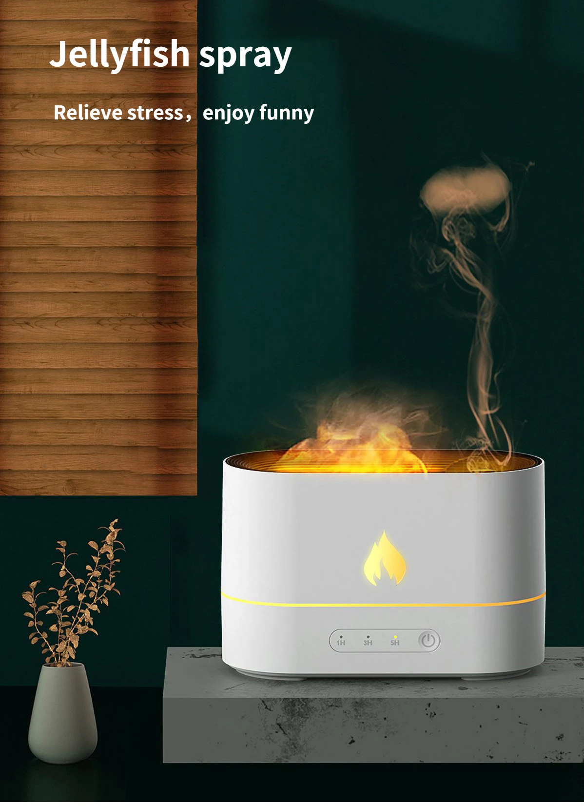 Flame Aroma Diffuser Air Humidifier