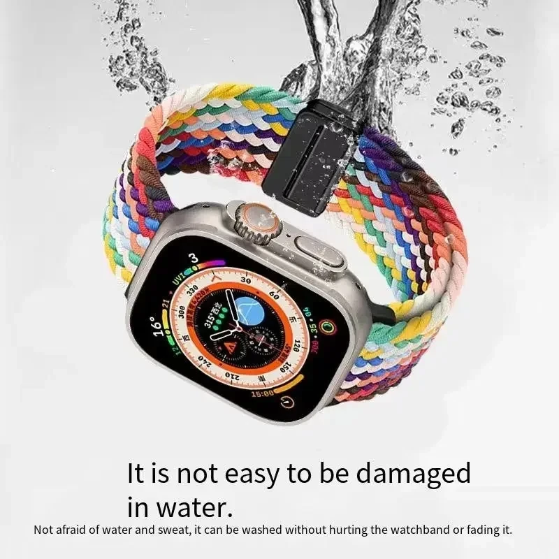 Nylon Magnetic Loop Strap for Apple Watch - Original Bracelet Design