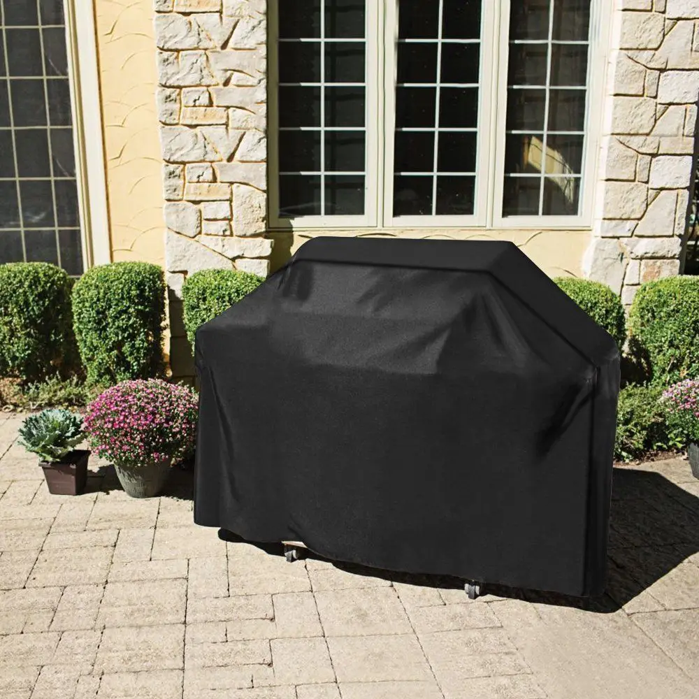 Dust cover Outdoor BBQ Grill Covers Gas Heavy Duty for Home Patio Garden Storage Waterproof Barbecue Cover Accessorie | Дом и сад
