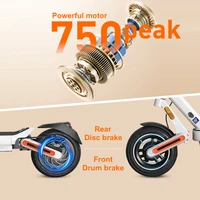 Trottinette électrique adulte KEPOW Premium 500W, vitesse élevée 40 km/h, 48V 10AH, autonomie 35 km, pneus de 10 pouces, double suspension, application intelligente pour les trajets domicile-travail 7