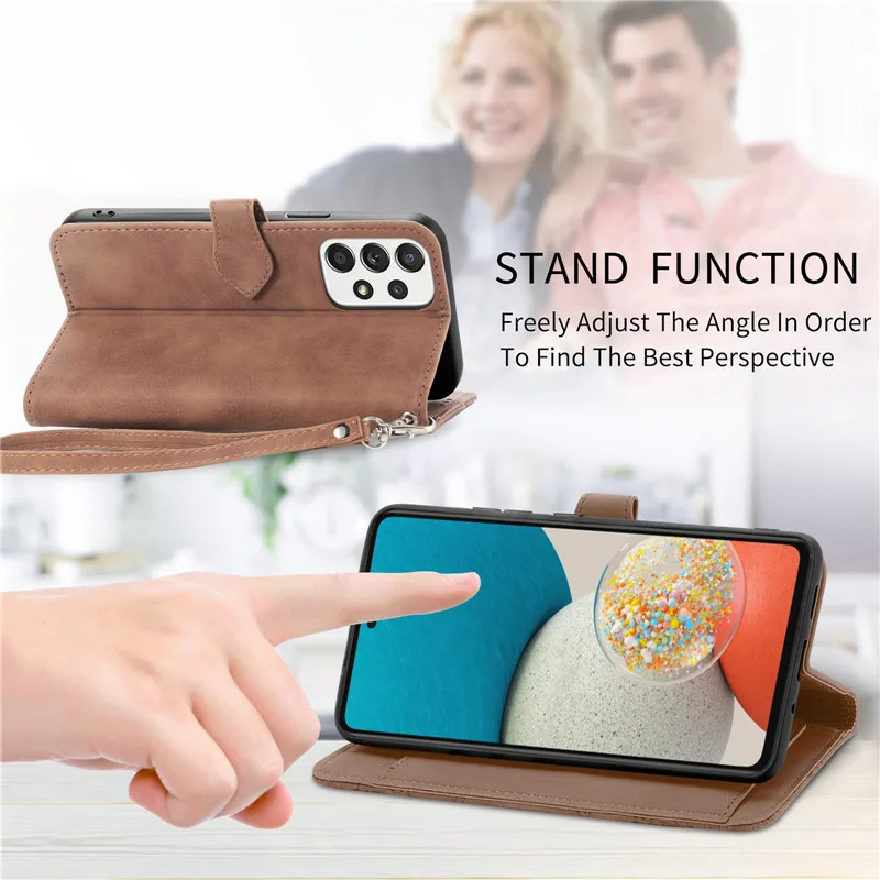 Zipper Wallet Flip Leather Phone Case with Multi-Card Holder