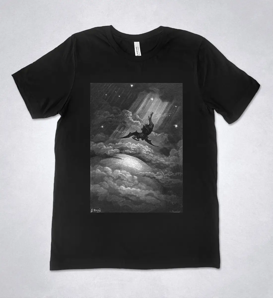 Gustave Dore T-Shirt Gustave Dore Illustration John Milton