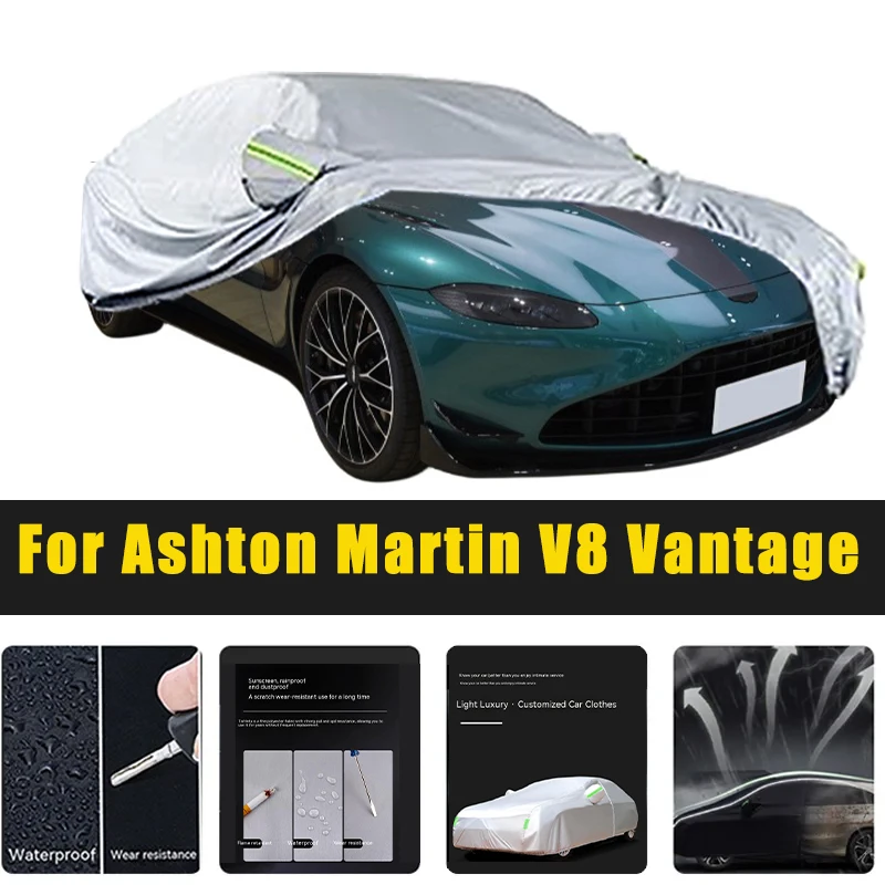 

Full Car Covers Outdoor Sun UV Protection Dust Rain Snow Oxford cover Protective For Ashton Martin V8 Vantage Accessories
