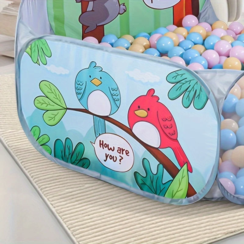 Children's Ball Pool, Foldable Tent, Baby Crawling Play Enclosure Playhouse, Suitable for Children's Indoor and Outdoor Play 5