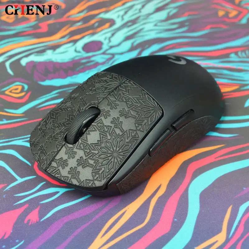 Fita do Aperto do Mouse Skate Faça Você Mesmo Etiqueta Artesanal Não Deslizamento da Pele do Lagarto Suga o Suor para Logitech g Pro x Superlight Gpw sem Fio Nenhum Mouse