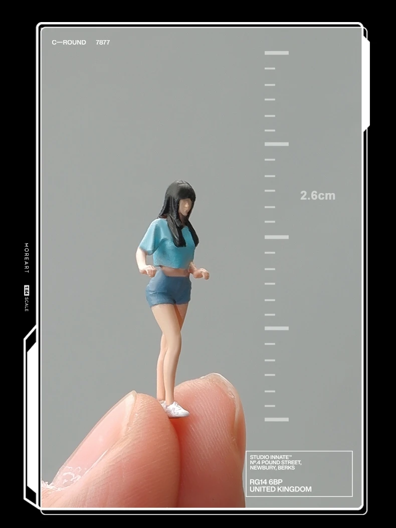 Painted Miniatures Figures 1/64 Bicycle Boys Girls Scene Figurine Model  Creative Sand Table Dolls Props For Cars Vehicles Toy - AliExpress, image size:790x1053