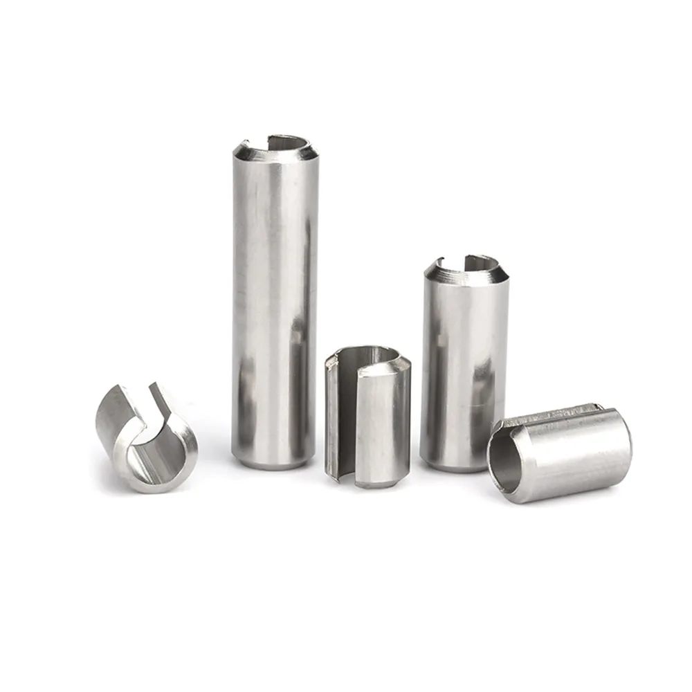 M1.5 M2 M2.5 M3 M4 M5 M6 M8 M10 A2 304 Stainless Steel Elastic Cotter Cylindrical Positioning Tension Dowel Roll Spring Pin GB879 cylindrical locating dowel pin stainless steel ball lock pins stainless steel pins clips
