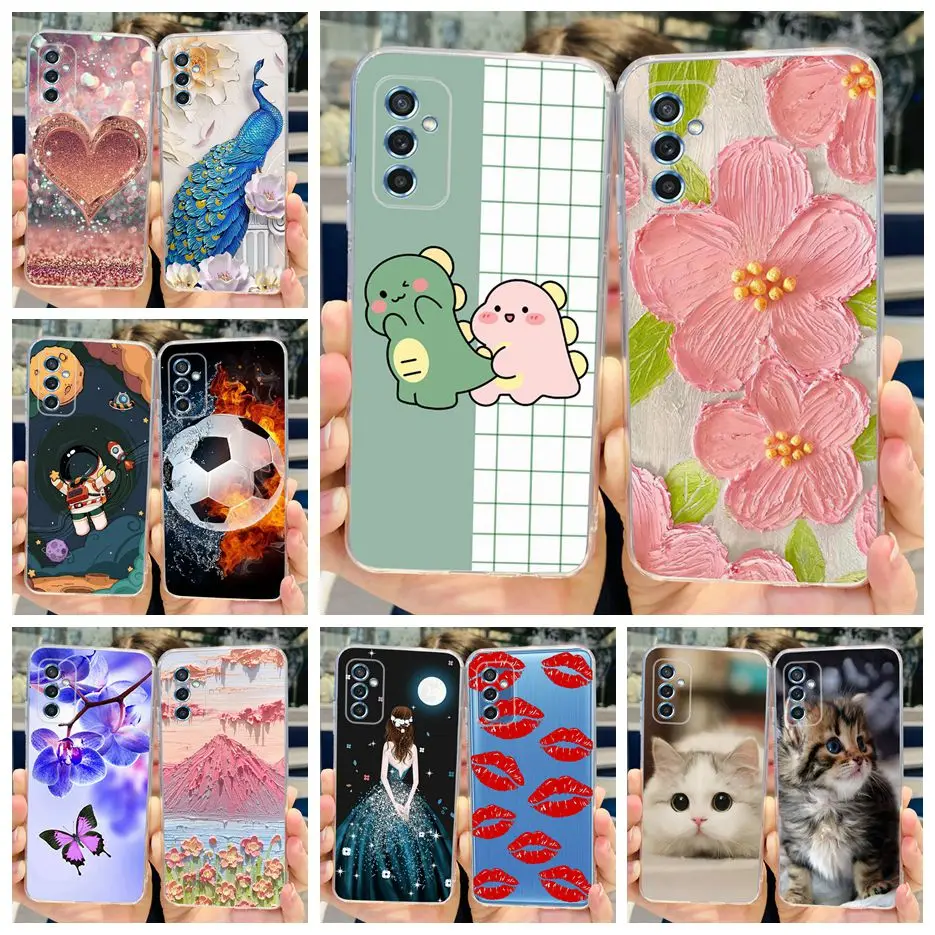 Fashionable Painted Clear Silicone Soft TPU Phone Case Cover