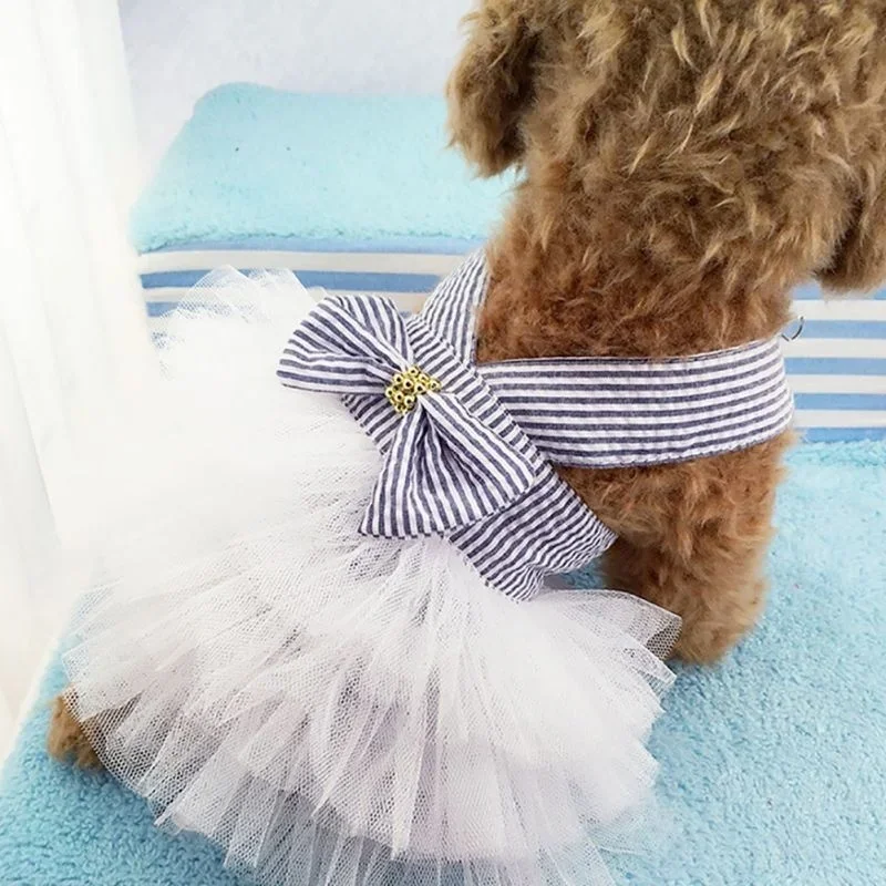 Pet Bowknot Summer Dress 2