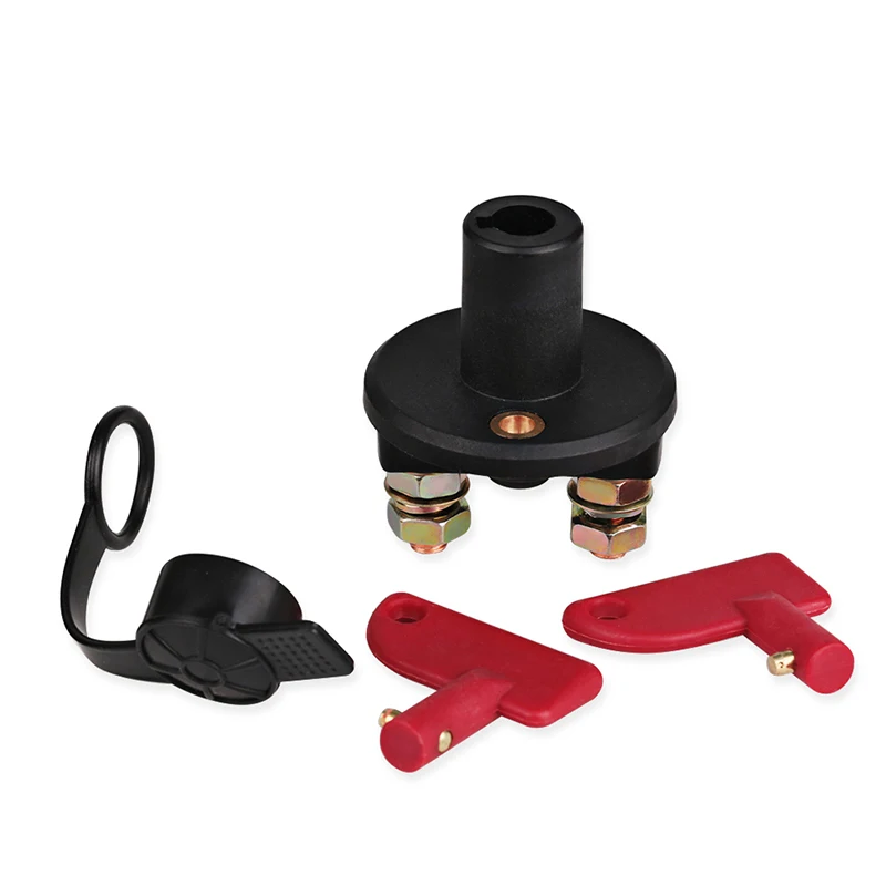 O carro cortou o interruptor principal da bateria, interruptor de alimentação do veículo, isolador de desconexão, disjuntor, interruptor principal,