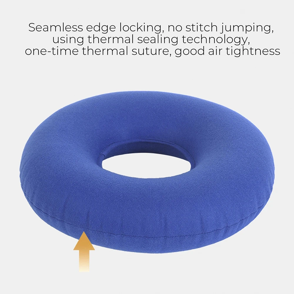 Inflatable Cushion Postpartum Air Pillow Bedsore Pad Relief the Pain Donut Cushion Durable Anti-pressure Pad Hemorrhoid Pillow