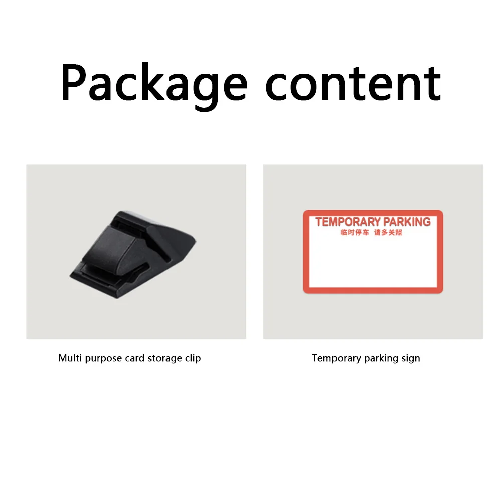 Home Office Desktop Card Slot Fixed Clip Parking Phone Number Car Clip Organizer Auto Card Bill Holder Mount Auto Interior Parts