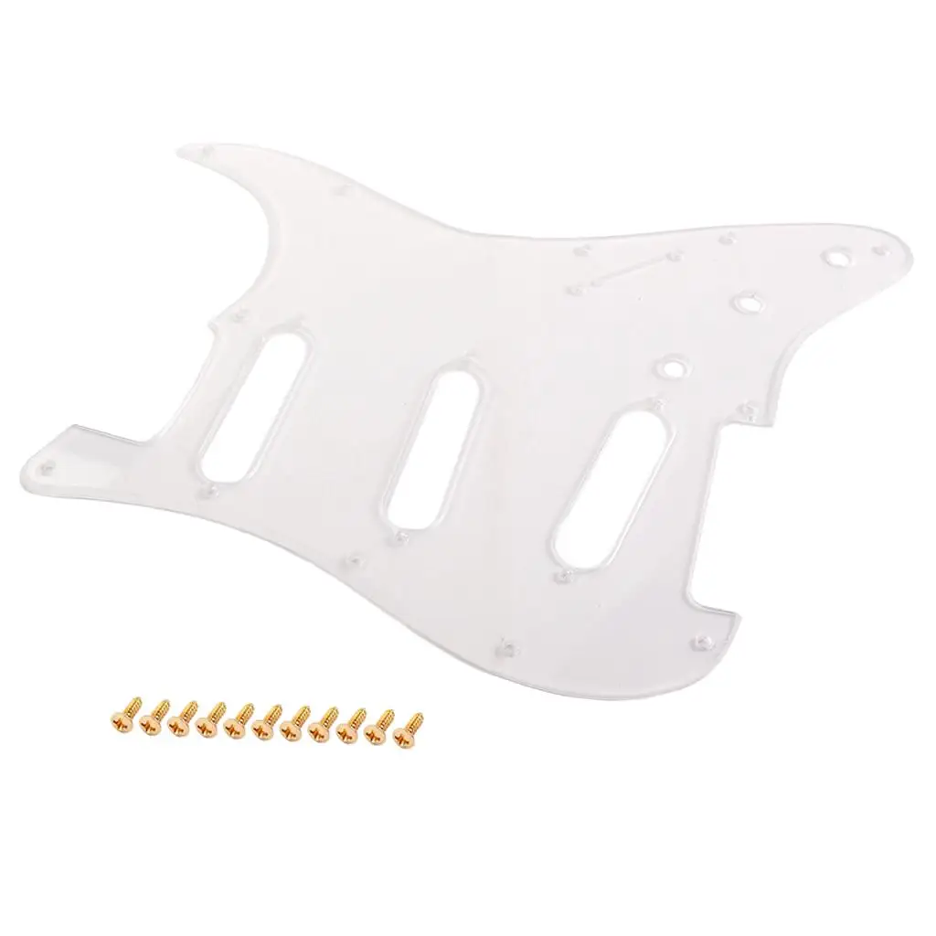 1Ply Clear Transparent Replacement Guitar Pickguard for Stratorcast ...