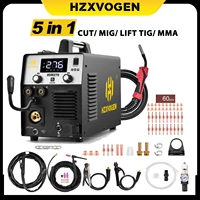Hzxvogen 5 In 1 Plasma Cutter Welders Digital Screen 220V Cut/MMA/Gas/Non-gas Mig/Lift TIG Inverter Welding Machine 1/5 Kg Wire 1