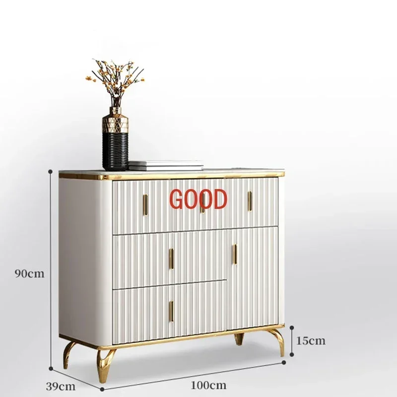 Dish Modern Wood Sideboards Kitchen Nordic Shelves Modular Luxury Sideboards Storage Table De Chevet Small Room Furnitures