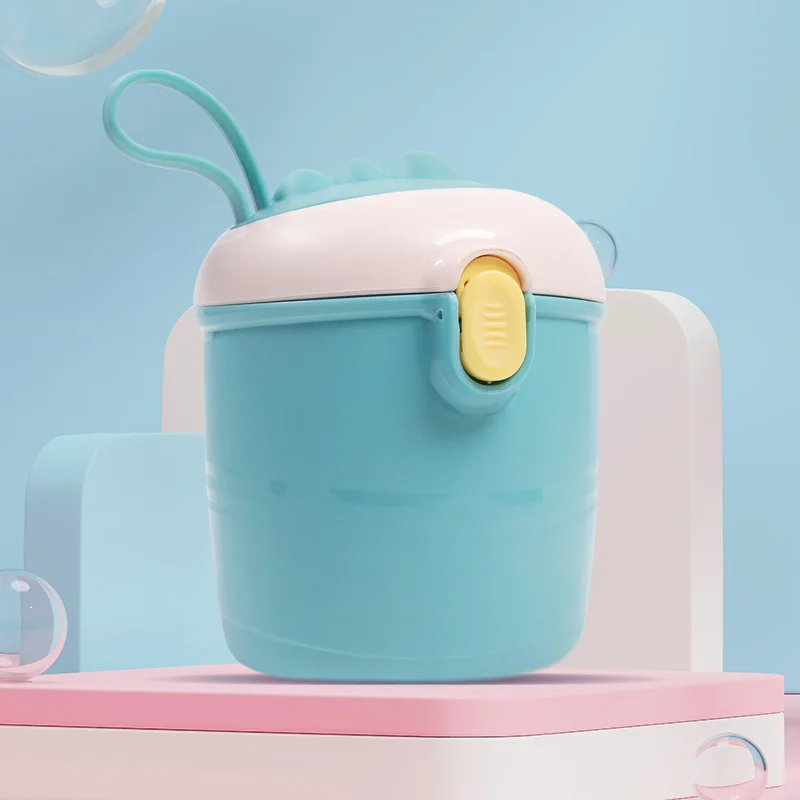 1 Pcs Baby Milk Powder Box 220/440 ML Travel Portable Food Storage Box Safely Sealed Milk Powder Jar With Spoon Bpa Free 2