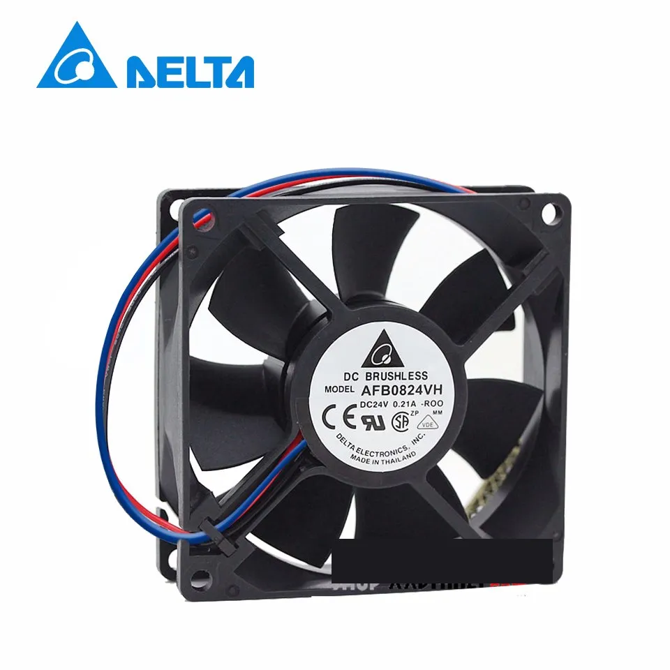 

AFB0824VH 8025 8cm 80mm 24V 0.21a охлаждающий вентилятор для Delta 80*80*25mm