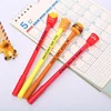 4pcs Creative French Fries Cola Hamburger Inspirational Gel Pens 0.5mm Black Ink Quick Drying Signature Pen Writing Stationery 2