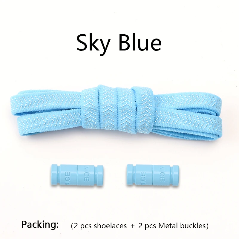 Vibrant No-Tie Elastic Shoelaces for Effortless Footwear