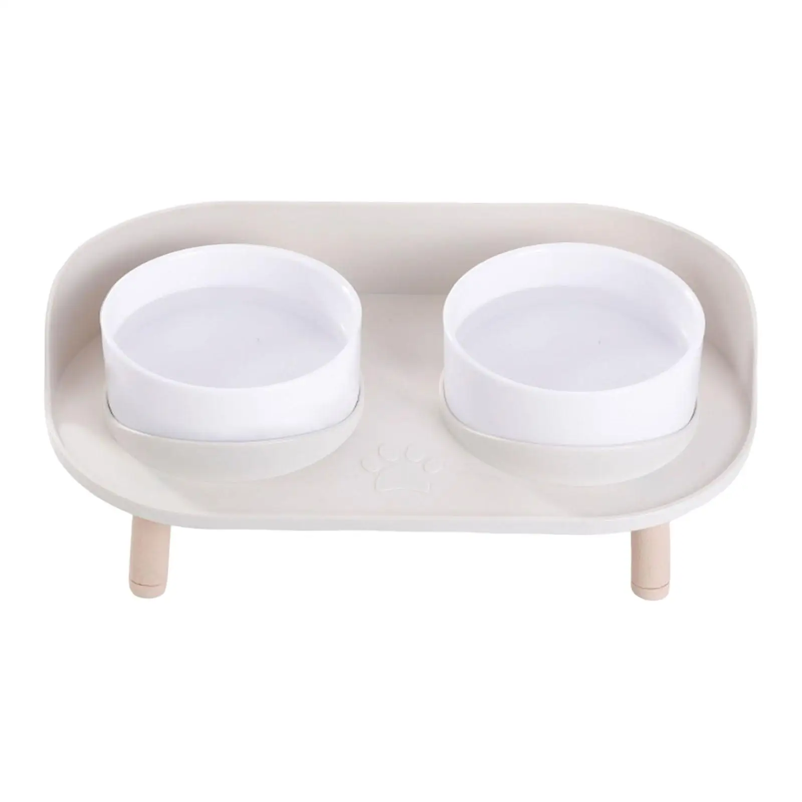 Dog Bowl Stand Cat and Dog Feeding Supplies 2 Modes Height Kitten Food Bowl