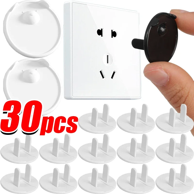10pcs American Standard Power Outlet Cover Protective Electrical Safety Socket Baby Safe Guard Anti Electric Shock Protectors socket covers