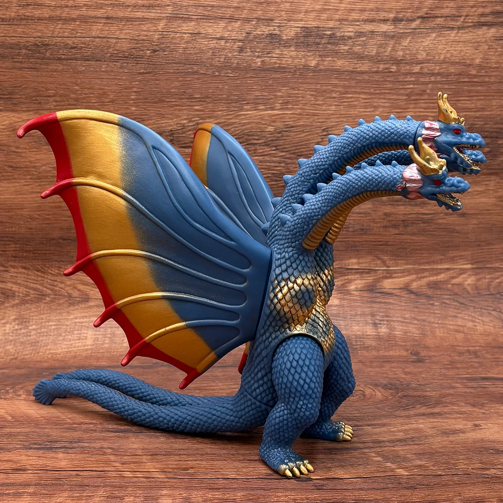 Figura de acción de PVC de goma suave King Ghidorah de 3 cabezas Godzilla  dinosaurio móvil rey del monstruo muñecas coleccionables en miniatura  juguetes 18CM - AliExpress, image size:1000x1000