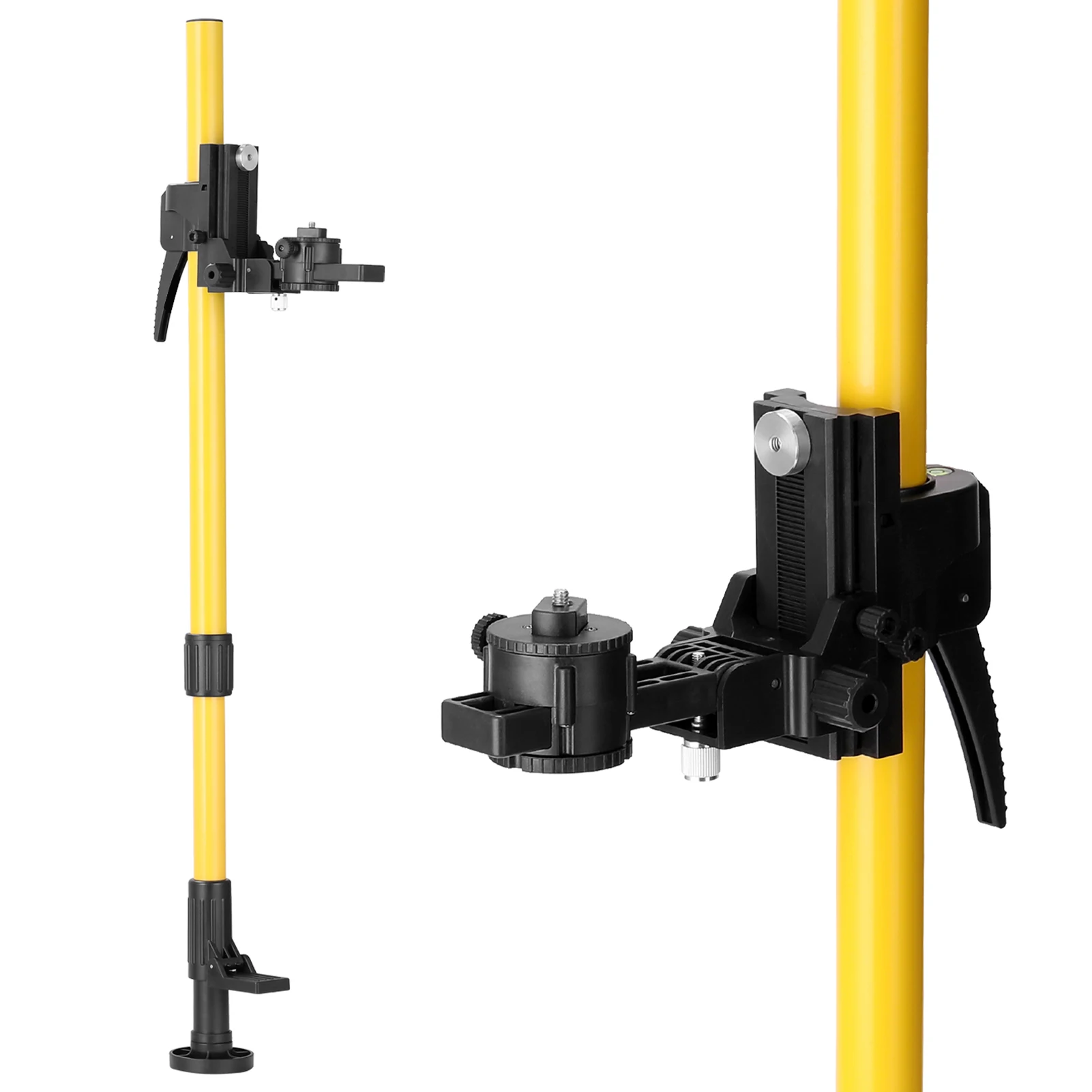 4.2m Height Adjustable Line Leveler Stand Bar Telescopic Bracket 1/4'' Thread Li