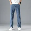 Extra Large 56,54 Oversize Jeans Big Size Men Trouser Plus Size Pants Men Loose Straight Spring Autumn Thin Elastic Father Pants 3